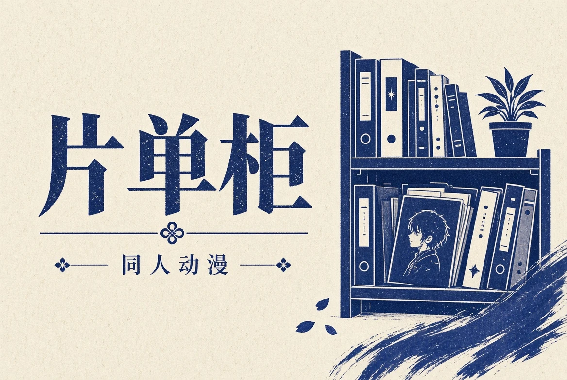 同人动漫片单柜